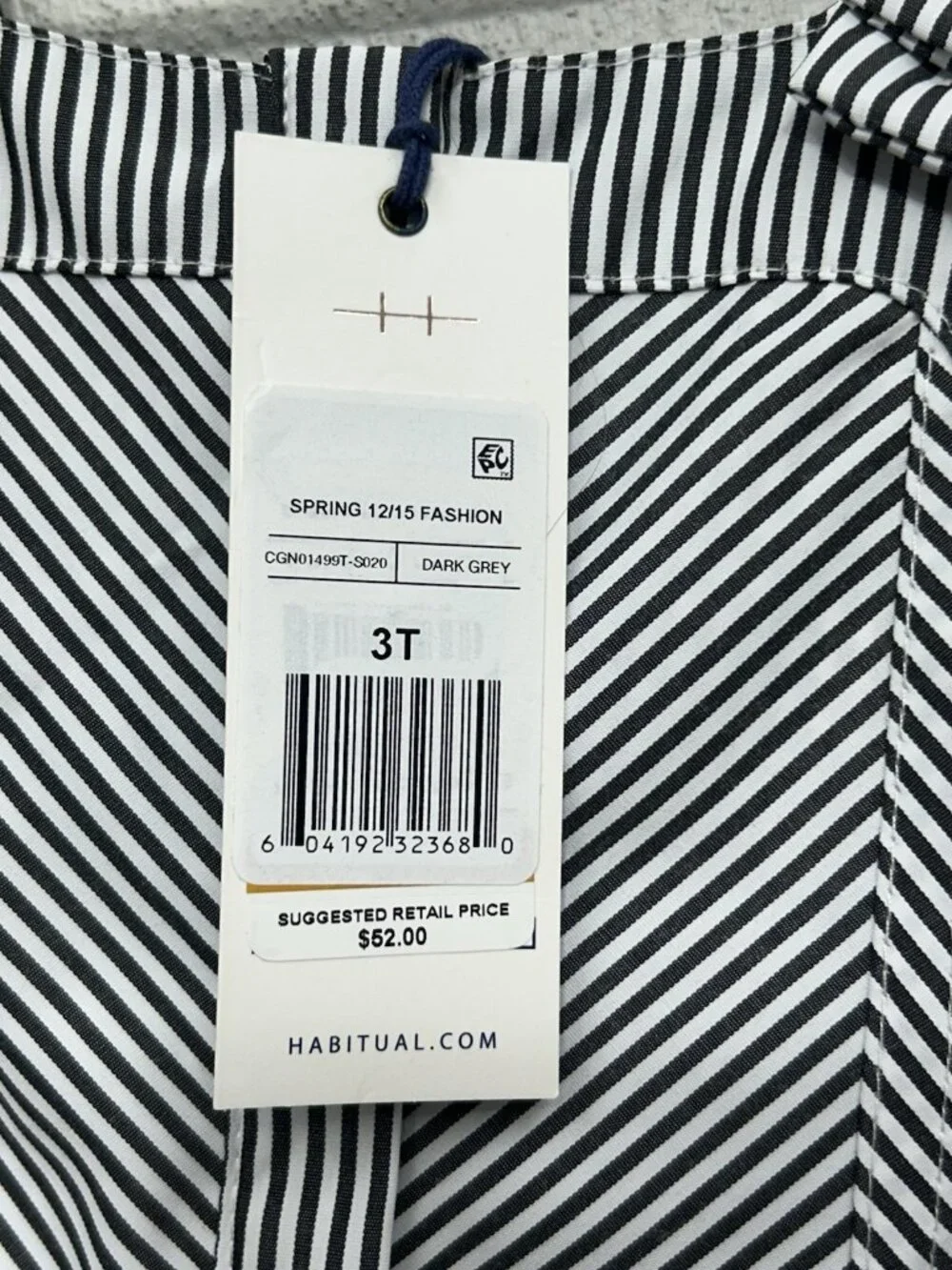 NEW Habitual Girls Jumpsuit 3T LOT Of 3 Sleeveless Striped Nautical Preppy READ